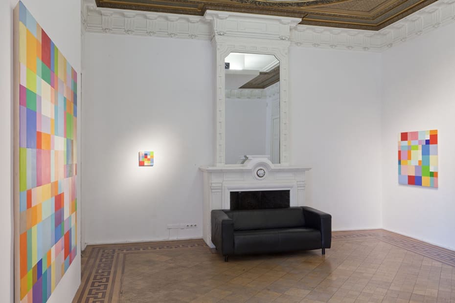 Georges Meurant 'Au coeur de la surface' (Deep Inside): exhibition view / Aeroplastics, Rue Blanche Str., Brussels, 2011 / ph: Vincent Everarts