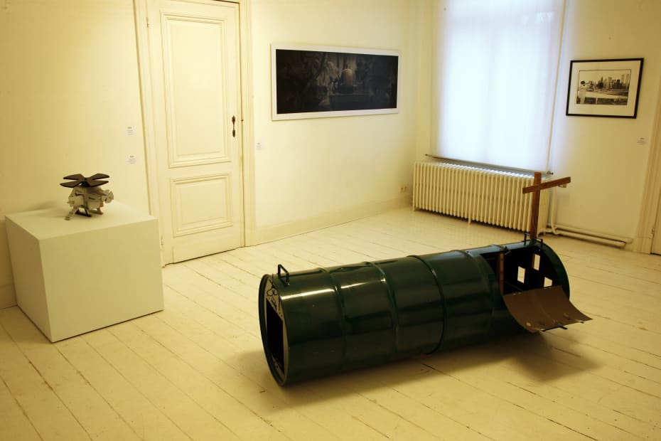 exhibition view 'In my solitude' Aeroplastics, Rue Blanche, 2007-2008. Ph: Vincent Everarts