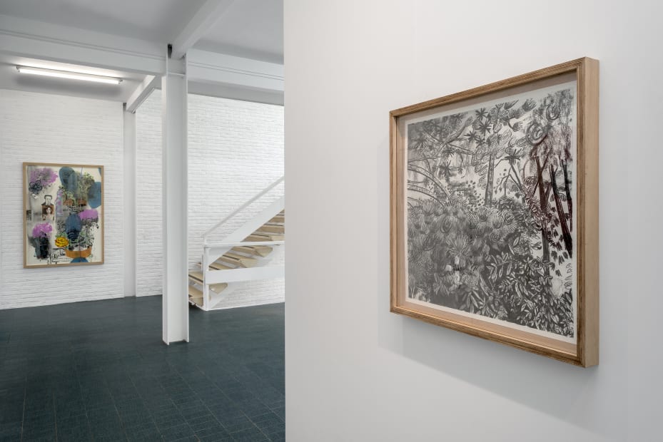 Installation view: Florentine & Alexandre LAMARCHE-OVIZE. 'Hyacinthe' Aeroplastics @ WASHINGTON186, Brussels, 2018. Ph: HV Studio.