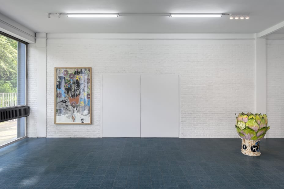 Installation view: Florentine & Alexandre LAMARCHE-OVIZE. 'Hyacinthe' Aeroplastics @ WASHINGTON186, Brussels, 2018. Ph: HV Studio.