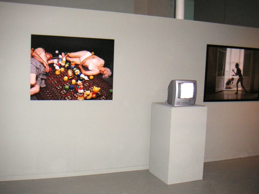 Boost in the Shell - The Pursued: exhibition view at De Bond, Bruges, 2005.