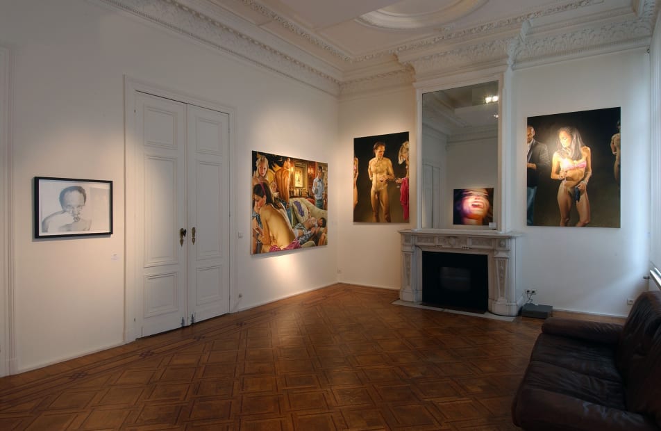 After Nature: exhibition view / Aeroplastics, Rue Blanche str, 2007 / from left to right, works by Colin COOK, Terry RODGERS