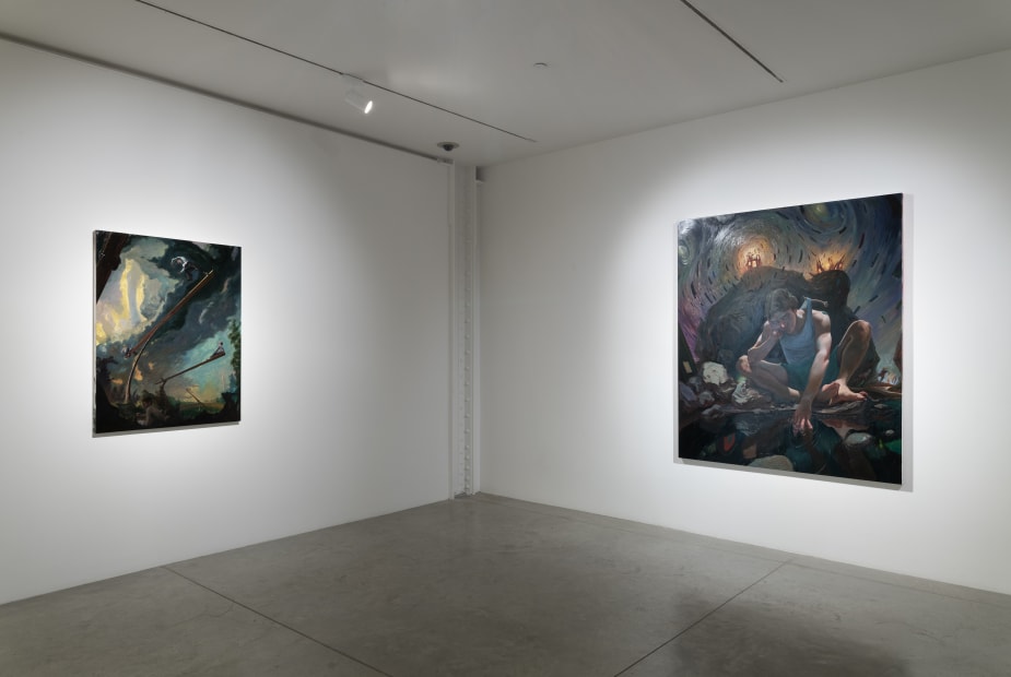 Leo Frontini: On the Corner Of. Feb 6 – March 22, 2025. albertz benda, New York. Photo: Adam Reich.