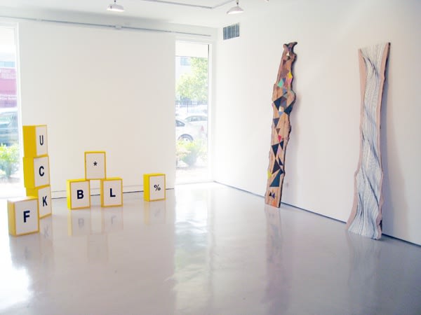 Davis/Langlois, Dan Gunn, Jason Middlebrook, Joel Ross: wood at Monique Meloche Gallery, Chicago