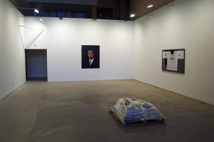 The Rise and Fall of a Proper Negro, installation view, 2003