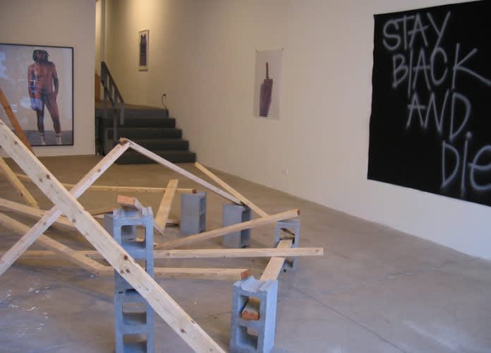 Stay Black and Die full installation 2005.