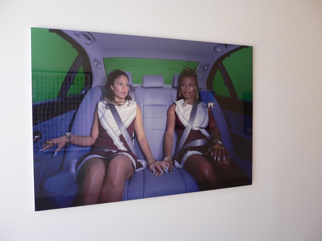 Luis Gispert. Untitled (Car Girls), 2001. Fujiflex print, AP. 40 x 60 inches.