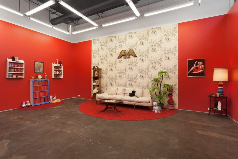 Genevieve Gaignard: Black White and Red All Over at Monique Meloche Gallery, Chicago