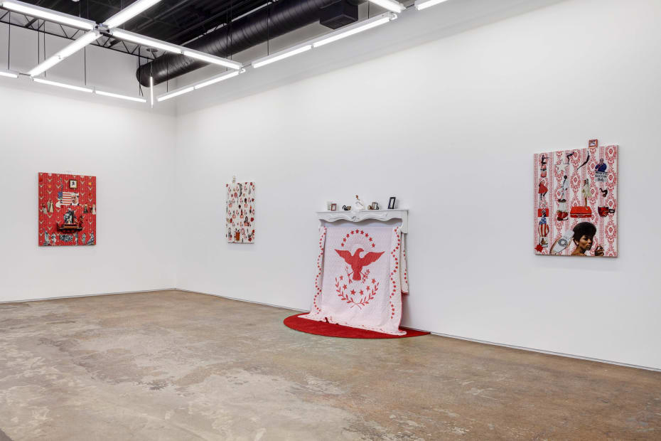 Genevieve Gaignard: Black White and Red All Over at Monique Meloche Gallery, Chicago
