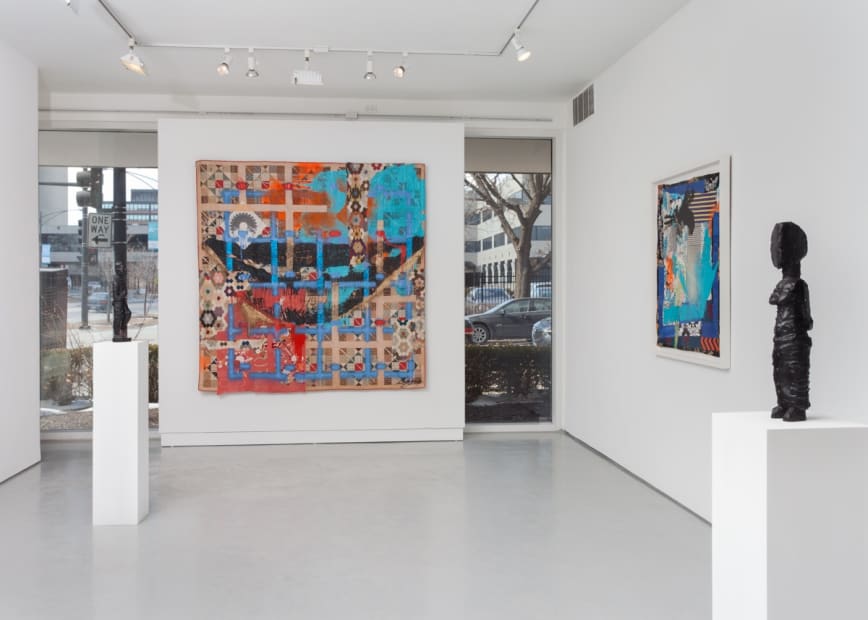 Sanford Biggers: the pasts they brought with them at Monique Meloche Gallery, Chicago