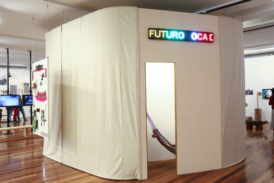 Oca do Futuro | Instalação, 2017-2018 | Obra Comissionada para exposição coletiva Dja Guata Porã: Rio de Janeiro indígena no MAR, Museu de Arte do Rio