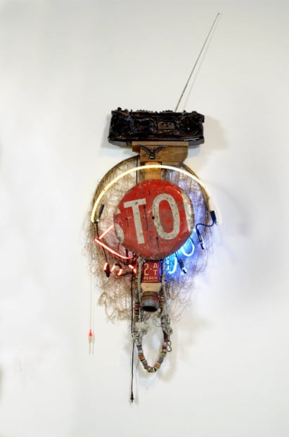 Marcus Kenney found object sculpture art South
