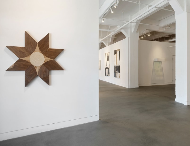 Installation view of Social Abstraction, September 10 - October 29, 2022 at Haines Gallery, San Francisco Photo: Robert Divers Herrick