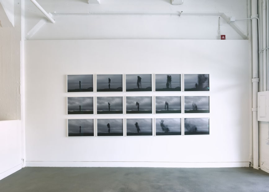 Installation view of Andy Goldsworthy: Firehouse, March 12 - May 28, 2022 at Haines Gallery, San Francisco Photo: Robert Divers Herrick