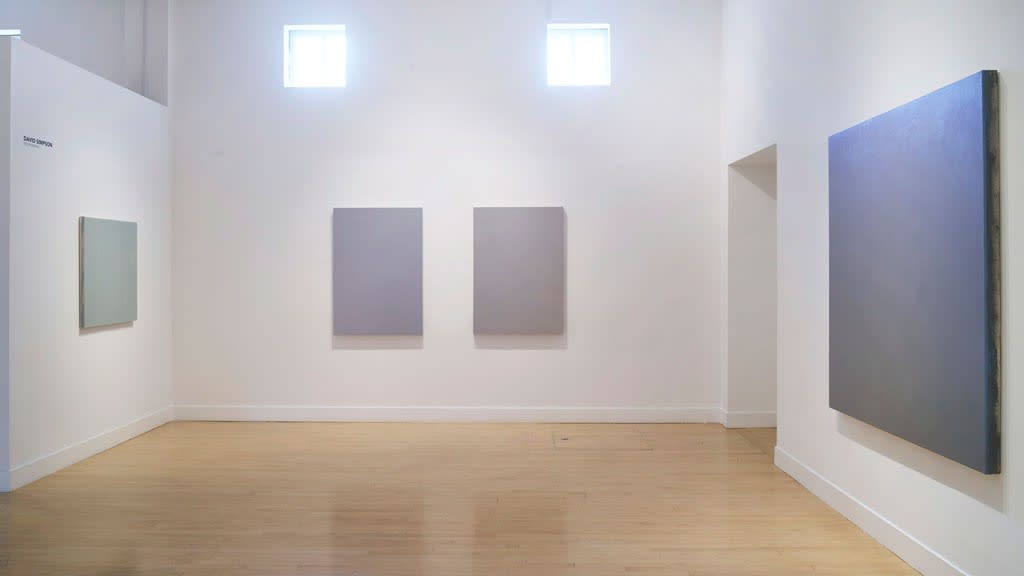 Installation view of David Simpson: Interference, January 2 - March 28, 2020 at Haines Gallery, San Francisco Photo: Robert Divers Herrick