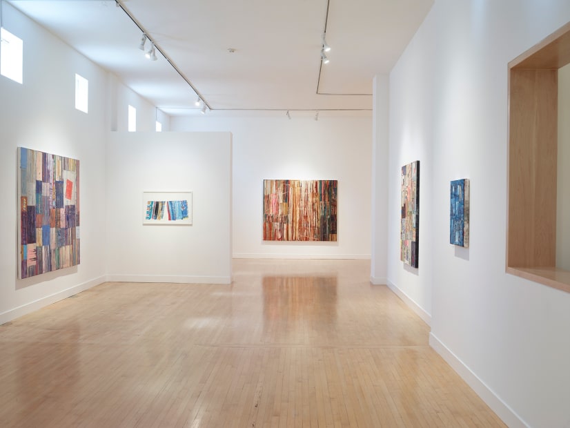 Installation view of Mike Henderson: Parallel Spaces, September 7 - October 28, 2017 at Haines Gallery, San Francisco Photo: Robert Divers Herrick