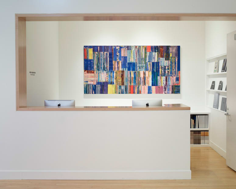 Installation view of Mike Henderson: Parallel Spaces, September 7 - October 28, 2017 at Haines Gallery, San Francisco Photo: Robert Divers Herrick