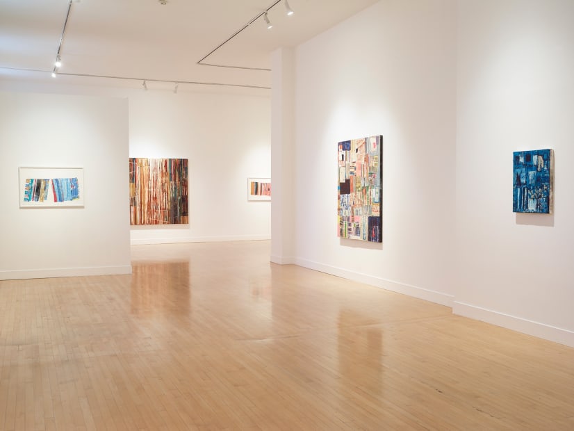 Installation view of Mike Henderson: Parallel Spaces, September 7 - October 28, 2017 at Haines Gallery, San Francisco Photo: Robert Divers Herrick