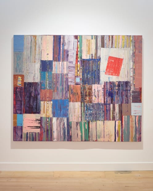 Installation view of Mike Henderson: Parallel Spaces, September 7 - October 28, 2017 at Haines Gallery, San Francisco Photo: Robert Divers Herrick