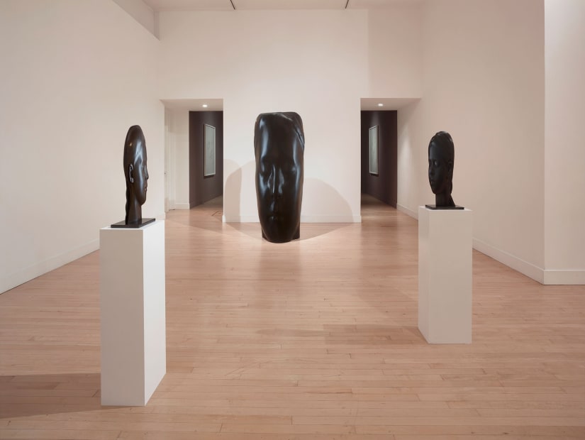 Installation view of Jaume Plensa: Silent Faces, September 10 - October 31, 2015 at Haines Gallery, San Francisco Photo: Robert Divers Herrick