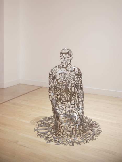 Installation view of Jaume Plensa: Silent Faces, September 10 - October 31, 2015 at Haines Gallery, San Francisco Photo: Robert Divers Herrick