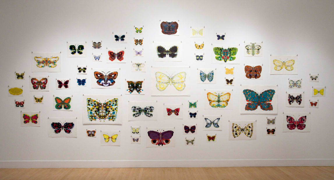 Installation view of Rob Craigie: The Expanding Color System, July 19 - August 25, 2012 at Haines Gallery, San Francisco