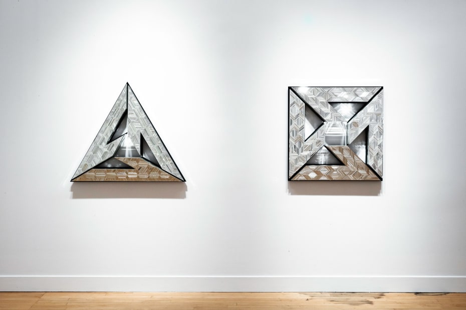 Installation view of Monir Farmanfarmaian: The First Family, October 31 - December 21, 2013 at Haines Gallery, San Francisco