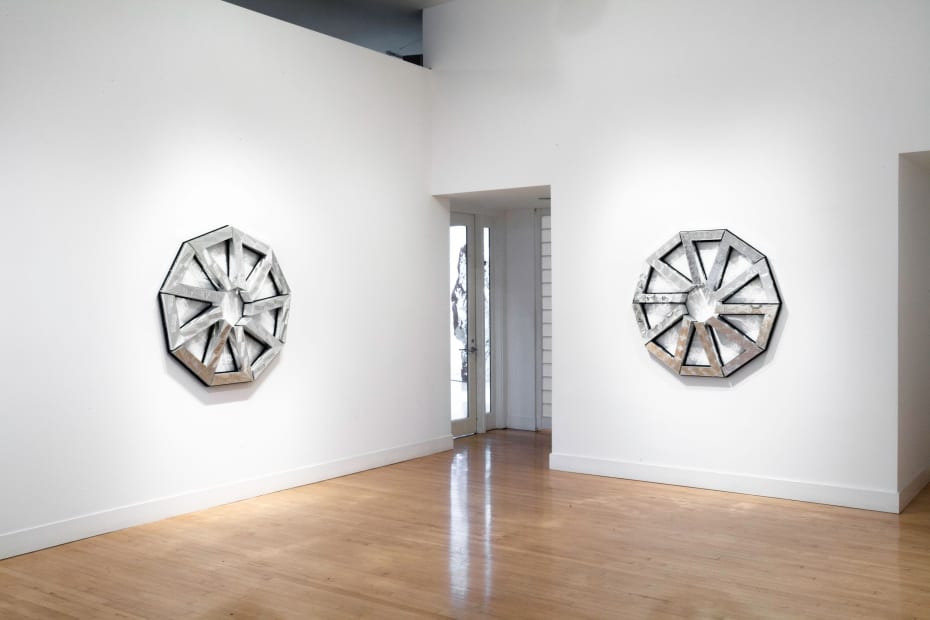 Installation view of Monir Farmanfarmaian: The First Family, October 31 - December 21, 2013 at Haines Gallery, San Francisco