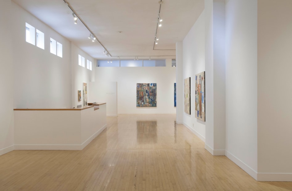 Installation view of Mike Henderson: Traces of Places, May 1 - June 28, 2014 at Haines Gallery, San Francisco