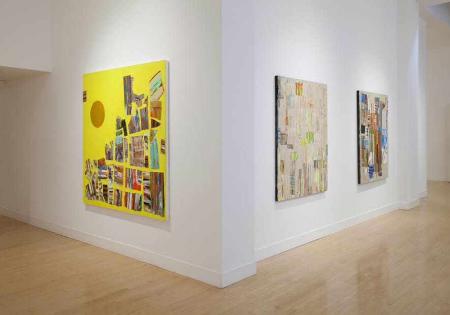 Installation view of Mike Henderson: Traces of Places, May 1 - June 28, 2014 at Haines Gallery, San Francisco