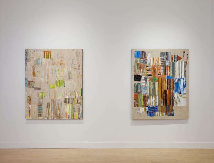 Installation view of Mike Henderson: Traces of Places, May 1 - June 28, 2014 at Haines Gallery, San Francisco