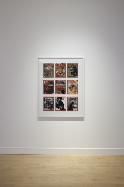 Installation view of Political Fictions, September 4 - November 1, 2014 at Haines Gallery, San Francisco