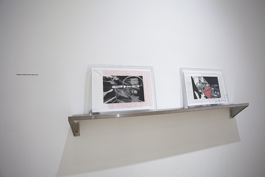 Installation view of San Quentin Prison Report, September 4 - November 1, 2014 at Haines Gallery, San Francisco