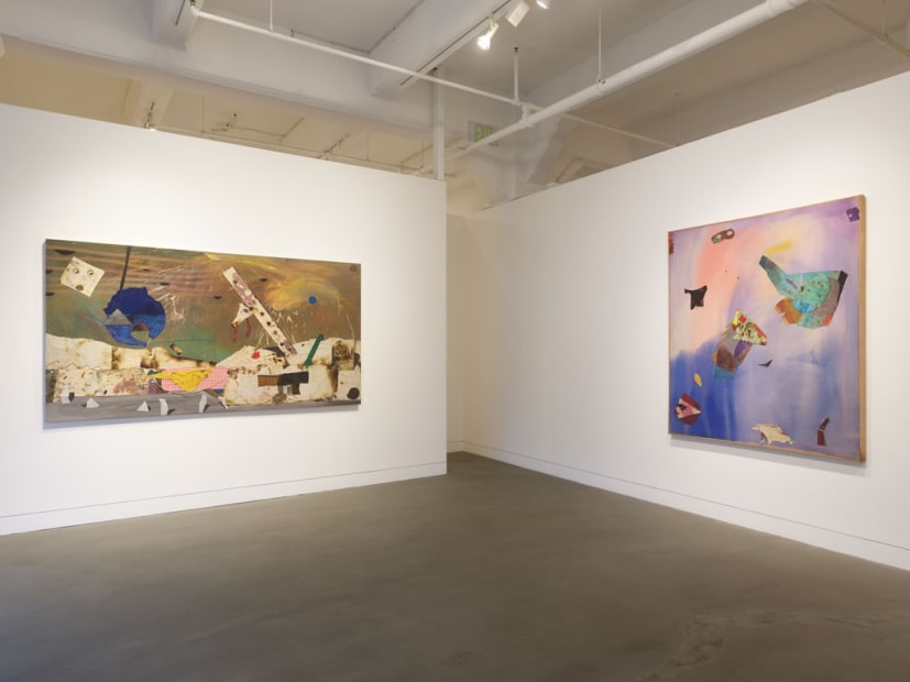 Installation view of Mike Henderson: Chicken Fingers, 1976-1980, January 14 - April 1, 2023 at Haines Gallery, San Francisco Photo: Robert Divers Herrick