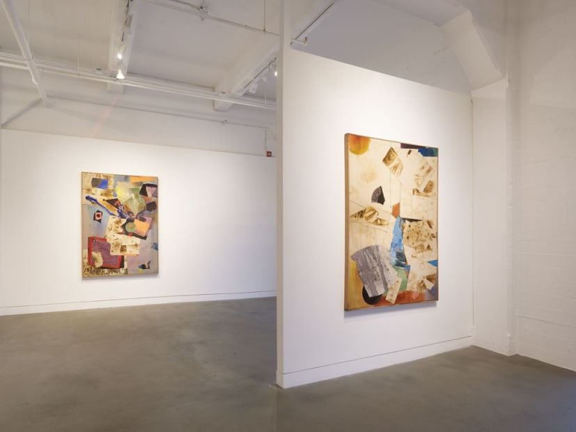 Installation view of Mike Henderson: Chicken Fingers, 1976-1980, January 14 - April 1, 2023 at Haines Gallery, San Francisco Photo: Robert Divers Herrick