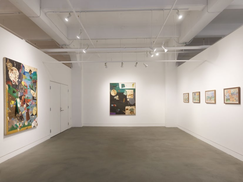 Installation view of Mike Henderson: Chicken Fingers, 1976-1980, January 14 - April 1, 2023 at Haines Gallery, San Francisco Photo: Robert Divers Herrick