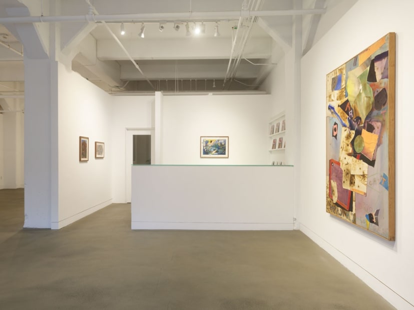Installation view of Mike Henderson: Chicken Fingers, 1976-1980, January 14 - April 1, 2023 at Haines Gallery, San Francisco Photo: Robert Divers Herrick