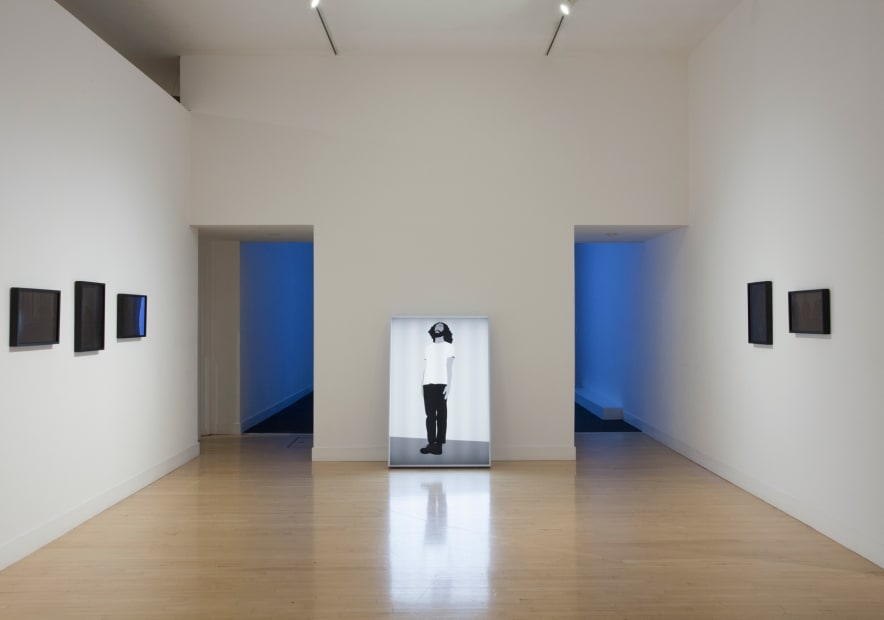 Installation view of Kota Ezawa: The Aesthetics of Silence, November 6 - December 20, 2014 at Haines Gallery, San Francisco