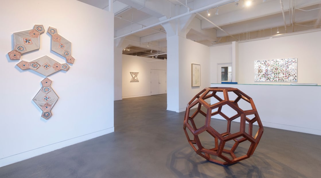 Installation view of Sacred and Profane Geometries, September 5 - October 21, 2023 at Haines Gallery, San Francisco Photo: Robert Divers Herrick