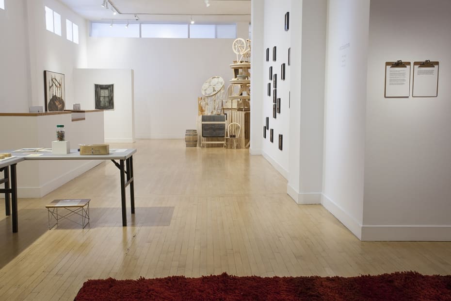Installation view of The Collectors, July 9 - August 29, 2015 at Haines Gallery, San Francisco
