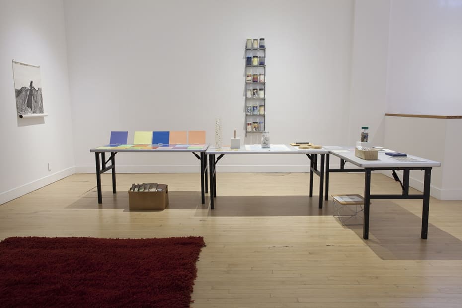 Installation view of The Collectors, July 9 - August 29, 2015 at Haines Gallery, San Francisco