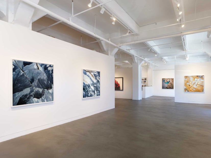 Installation view of David Maisel: Un/Earthed, November 3, 2023 - January 6, 2024 at Haines Gallery, San Francisco Photo: Robert Divers Herrick