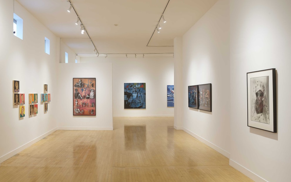 Installation view of Likenesses, July 9 - August 31, 2019 at Haines Gallery, San Francisco Photo: Robert Divers Herrick
