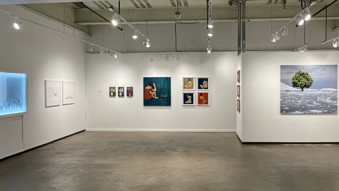 Works by Mario Arroyave, Carolina Convers and Max-Steven Grossman