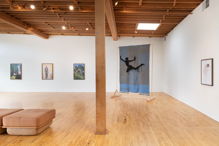 The Quick, Diedrick Brackens and D'Angelo Lovell Williams, 2022 (installation view) Lumber Room, Portland, Oregon, USA