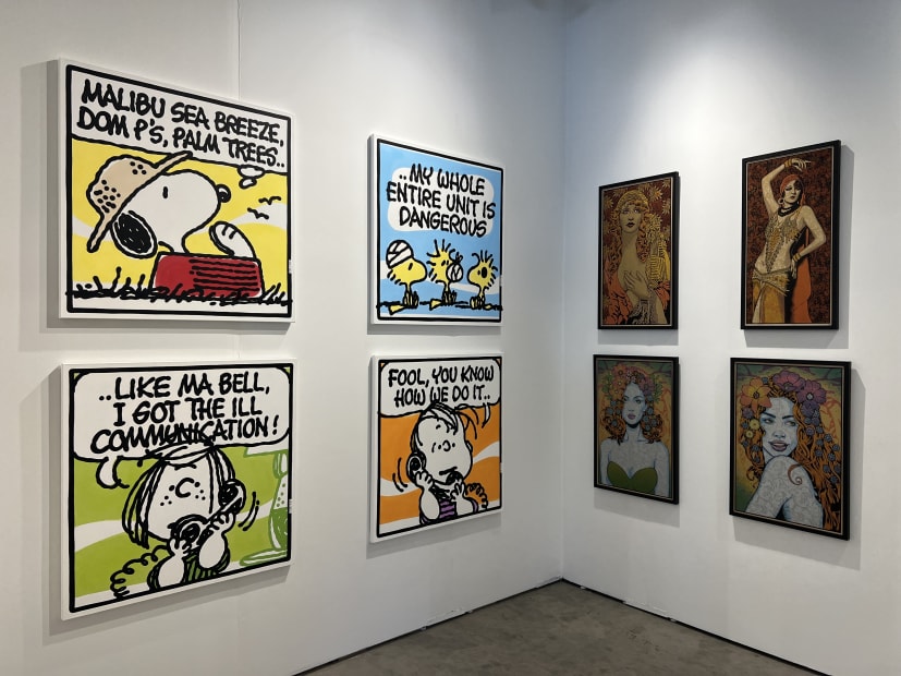 Installation view of the Harman Projects booth at CONTEXT Art Fair Miami