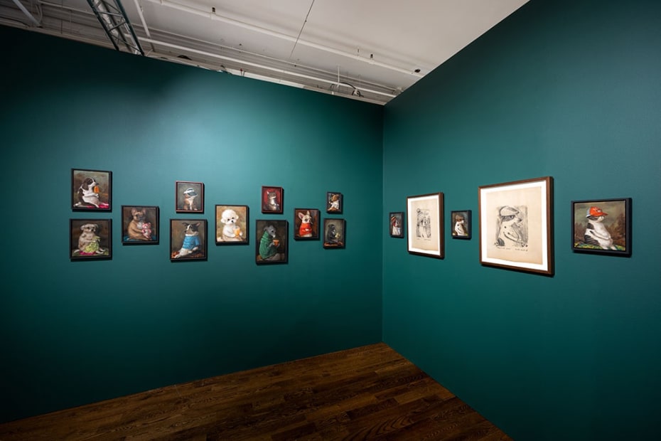 Harman Projects booth at Outsider Art Fair