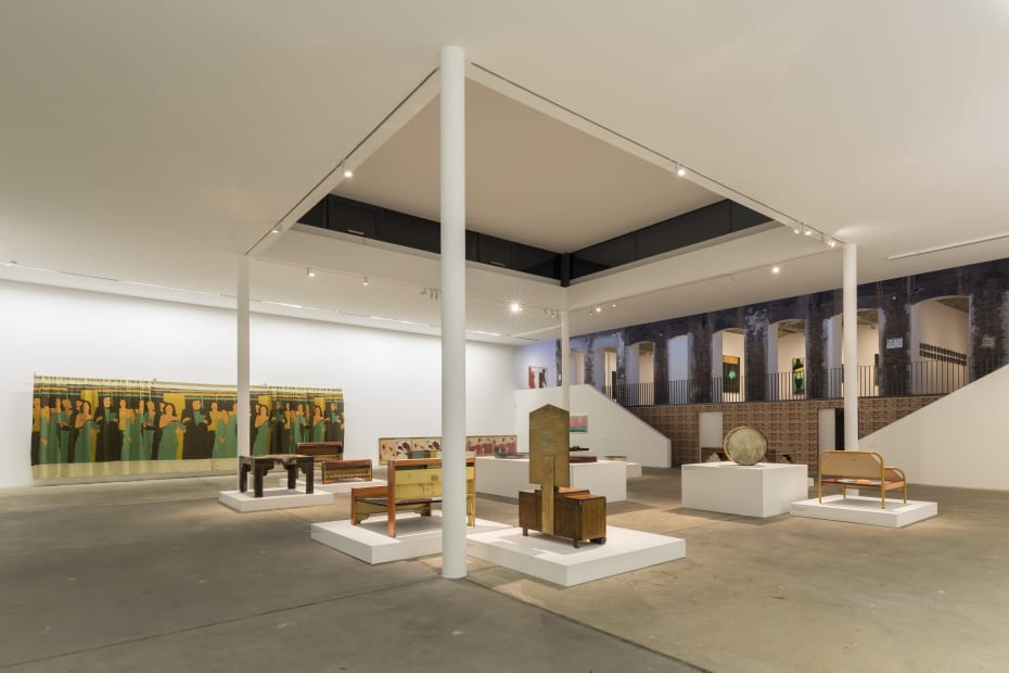 Installation view, Beatriz González: Retrospective 1965–2017, KW Institute for Contemporary Art, Berlin, Germany, 2018-2019