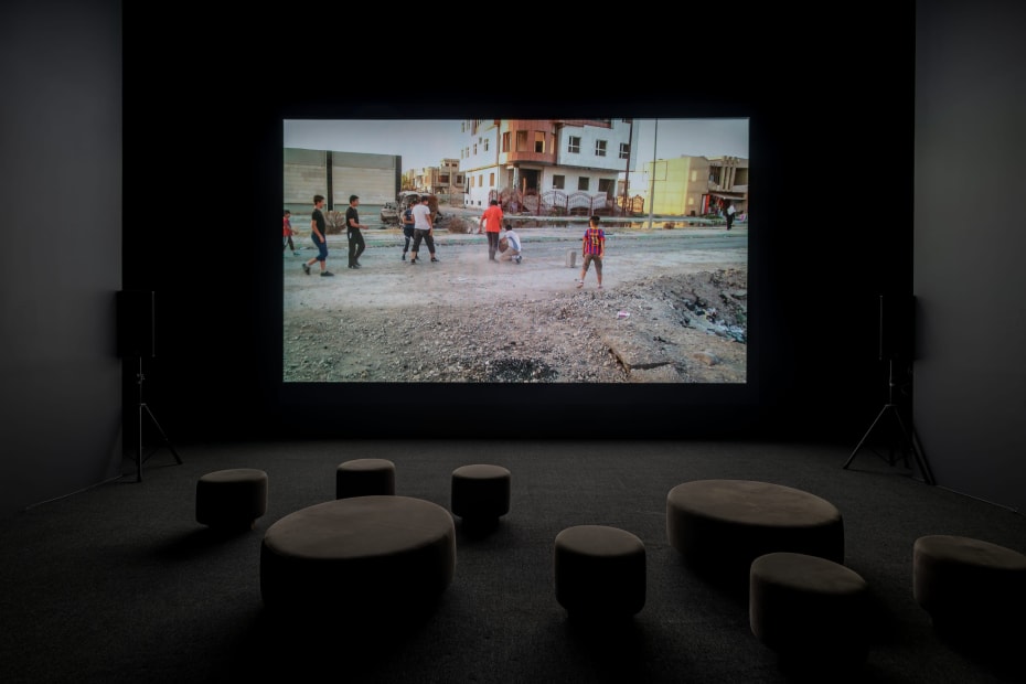 Installation view, Francis Alÿs: Children's Games, Museo Universitario Arte Contemporáneo, Mexico city, Mexico, 2023