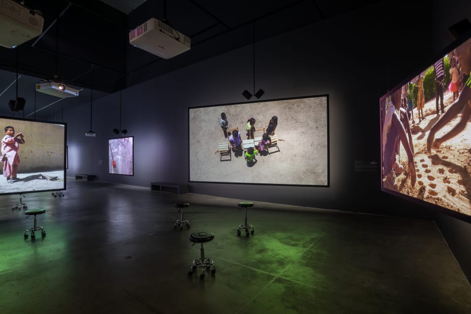 Installation view, Francis Alÿs: Children's Games, Museo Universitario Arte Contemporáneo, Mexico city, Mexico, 2023